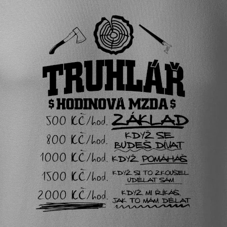 Hodinová mzda truhlář