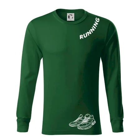 Running nápis šikmo