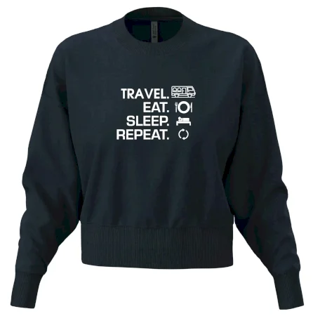 Eat sleep travel - Van