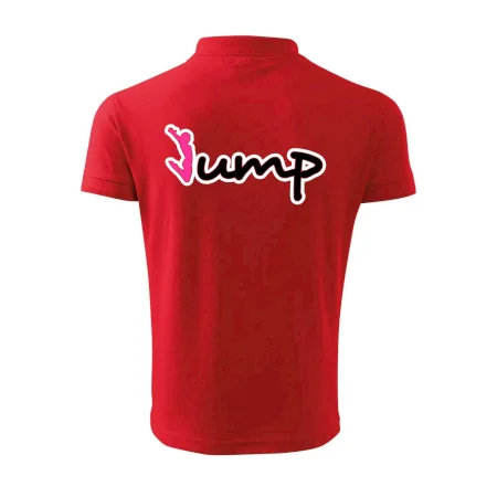 Jump - nápis a panáček