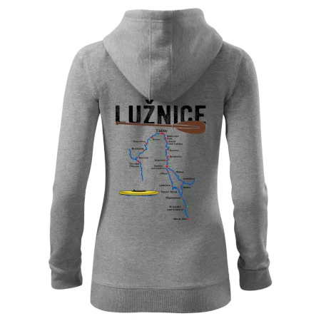 Mapa řeky Lužnice