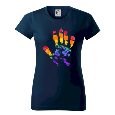 LGBT hand print