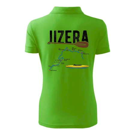 Mapa řeky Jizery
