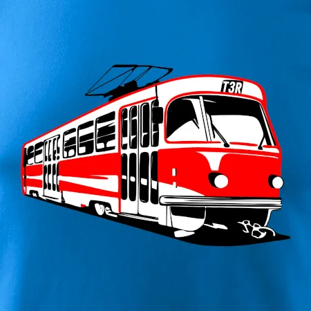 Tramvaj T3R barevná