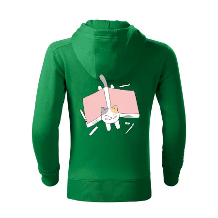 Učení na státnice kočka