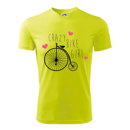 Crazy bike girl