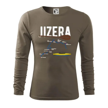 Mapa řeky Jizery