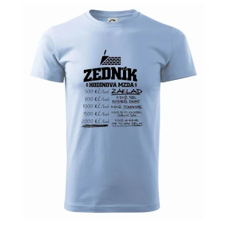 Hodinová mzda zedník