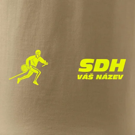 Hasičský sport SDH + váš název FLUO
