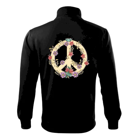 Peace symbol pískový