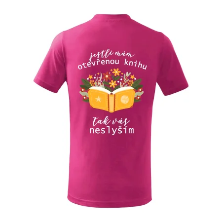 Jestli mám otevřenou knihu, tak vás neslyším