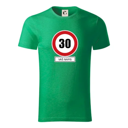 Dopravní značka - rychlost 30 - váš nápis