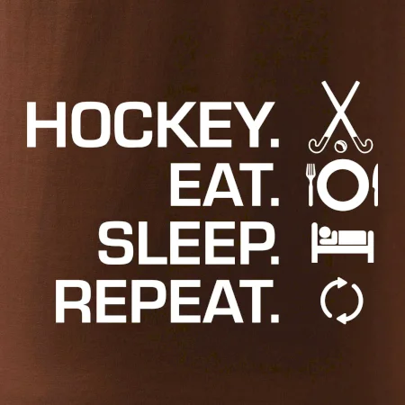Pozemní hokej eat sleep repeat