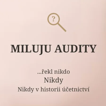 Miluju audity řekl nikdo nikdy
