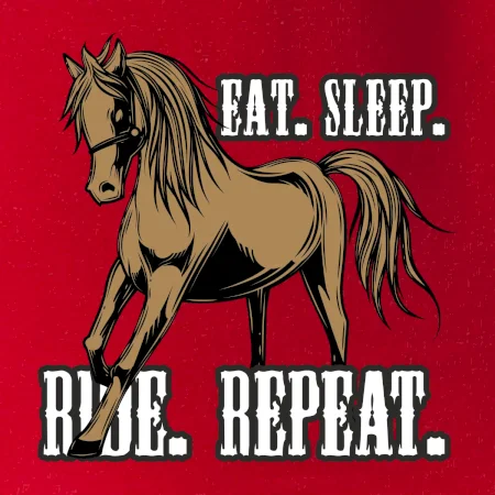 Eat Sleep Ride Repeat Western