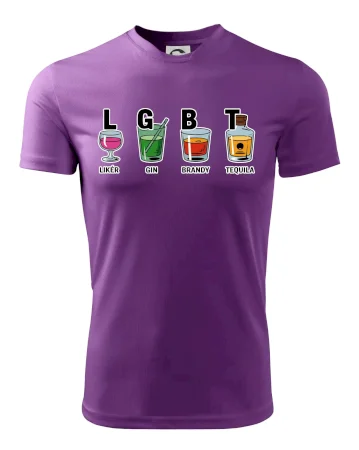 LGBT -  Likér, Gin, Brandy, Tequila