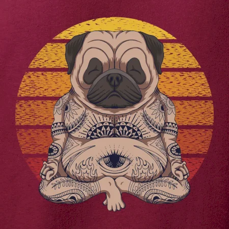 Yoga meditace - pug