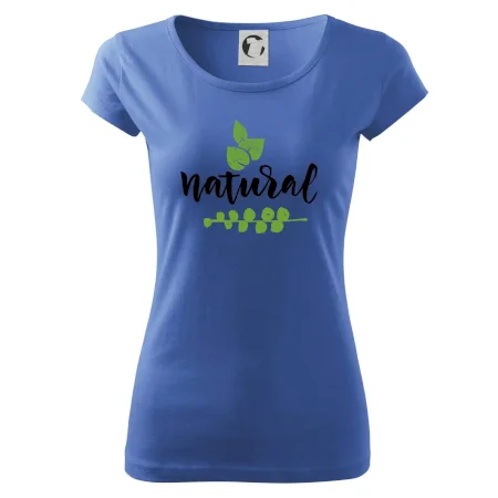 Natural - nápis v listech
