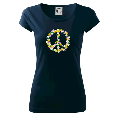 Peace symbol kopretiny