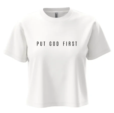 Put God first slabý nápis