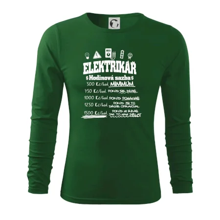 Elektrikář hodinová sazba