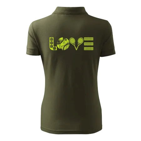 Tenis love nápis