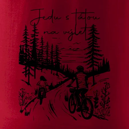 Cyklistika  - Jedu s tátou na výlet - Táta a dcera