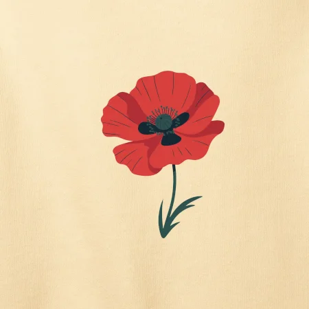 Vlčí mák kreslený velký