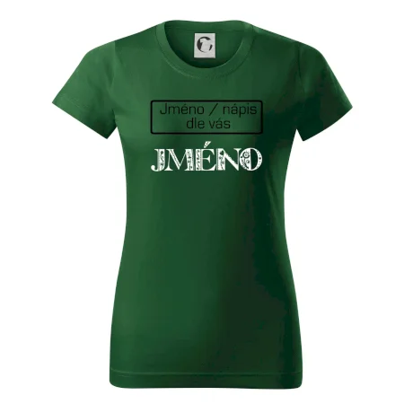 Folklor - jméno - nápis