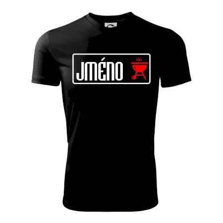 Triko na grilování s vlastním jménem