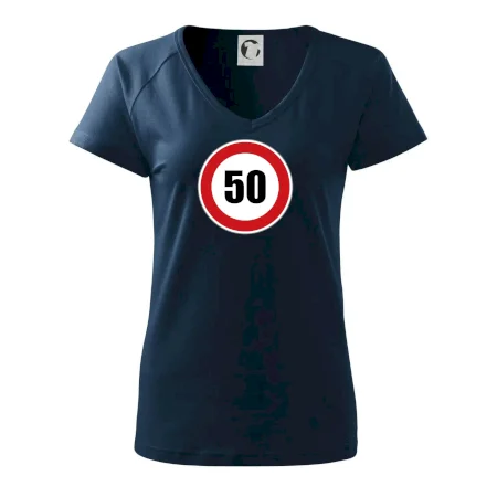 Dopravní značka - omezení rychlosti 50
