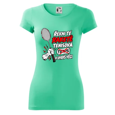 Badmintonová raketa není tenisová