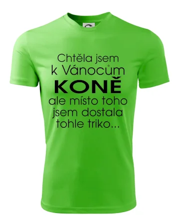 Chtěla jsem k Vánocům koně