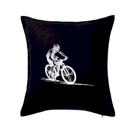 MTB kreslený cyklista