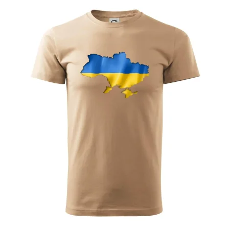 Ukrajina vlajka mapa