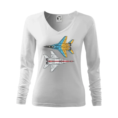 Mig 29 Fulcrum ze spoda a ze zhora