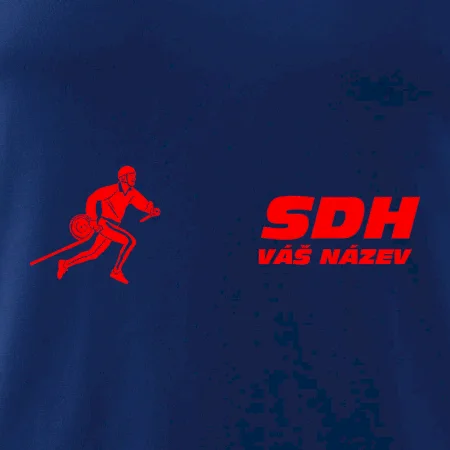 Hasičský sport SDH + váš název ČERVENÁ