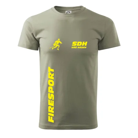 Hasičský sport SDH + váš název ŽLUTÁ