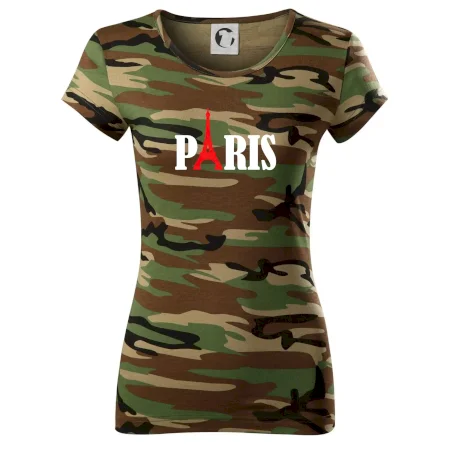 Paris nápis Eiffelova věž