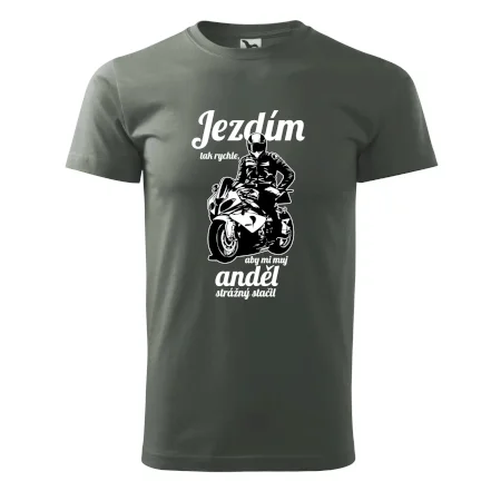 Silniční motorka - jezdím tak rychle, aby mi můj anděl strážný stačil