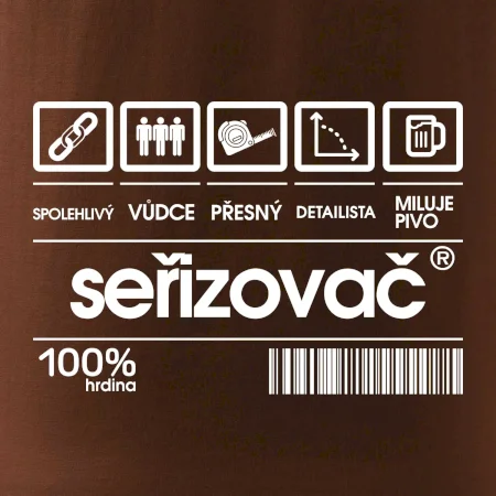 Čárový kód - seřizovač