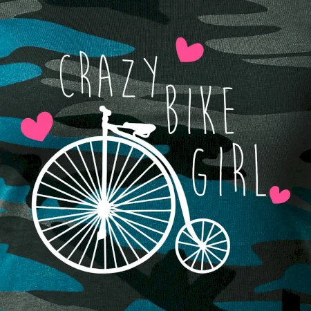 Crazy bike girl