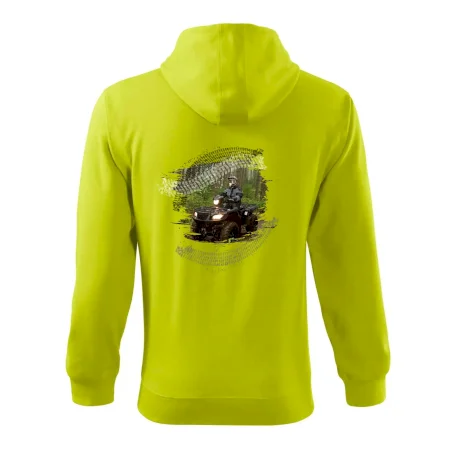 ATV čtyřkolka v lese
