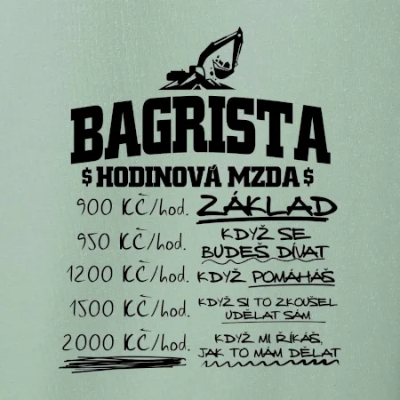 Hodinová mzda bagrista