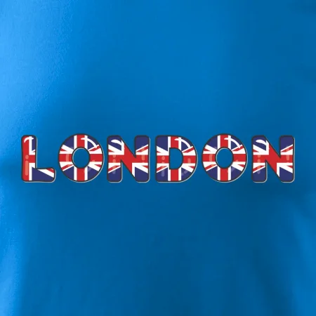 Nápis London vlajka