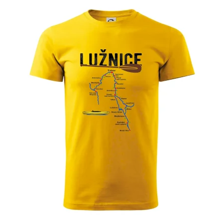 Mapa řeky Lužnice