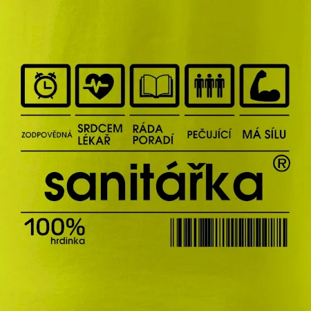 Čárový kód sanitářka