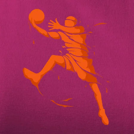 Basketball player splash