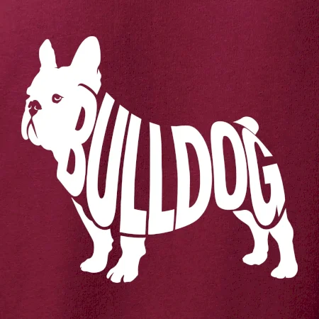 Bulldog  nápis v těle