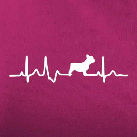 EKG Francouzský buldoček z boku